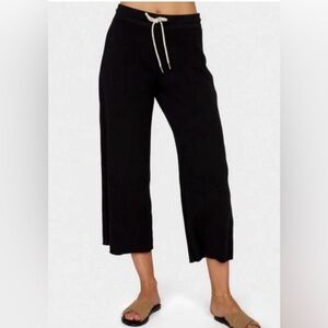 MATE The Label Organic Cotton Waffle Thermal Wide Leg
Crop Pant